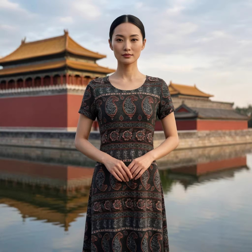汉服/汉服女长袖中国风/汉服打底/压襟坠/尾货细节图