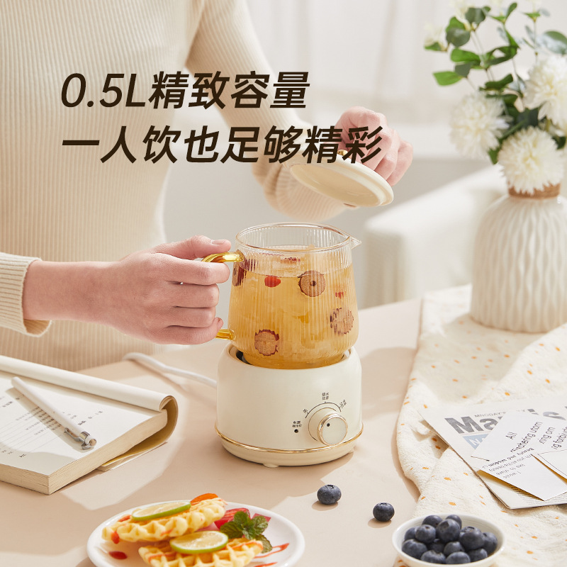 多功能养生壶家用办公室迷你小型花茶壶mini烧水壶煮茶礼盒 套装产品图