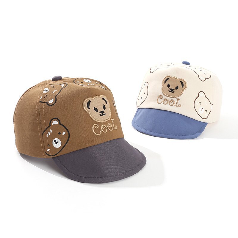 宝宝帽子春秋薄款可爱软檐鸭舌帽婴儿遮阳小月零男童婴幼儿棒球潮