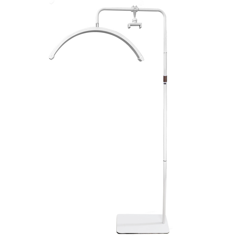 28-inch beauty and nail art fill light, eye-protecting eyelash extension Moonlight tattoo light, U-shaped floor-standing half-moon beauty light Item Picture