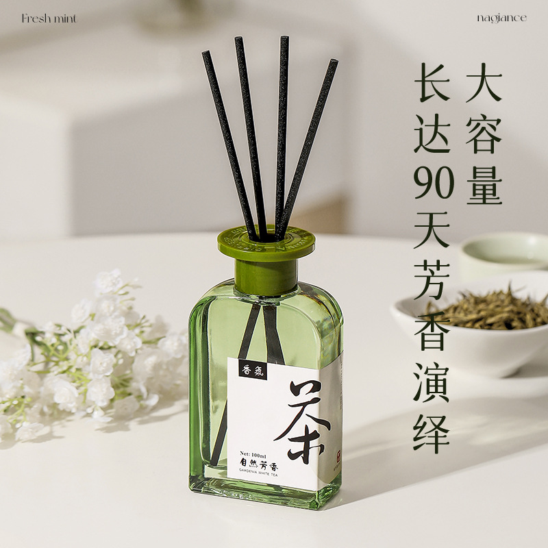 全季禅茶酒店香薰室内持久东方无火香熏桂花龙井厕所除臭香水摆件详情图3