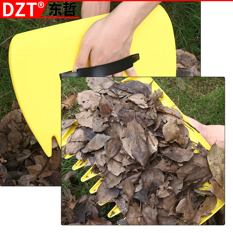 Cross-border outdoor leaf clamps, garden plastic leaf rakes, collecting garden leaves, leaf rakes, garden tools Application Scenario
