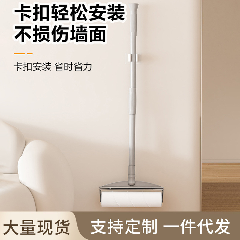 粘毛器可伸缩滚筒家用长款除毛器可替换卷纸衣服地毯去毛可撕式纸