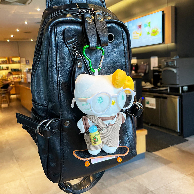 新款hellokitty小挂件正版凯蒂猫毛绒公仔kitty猫可爱玩偶包挂件产品图