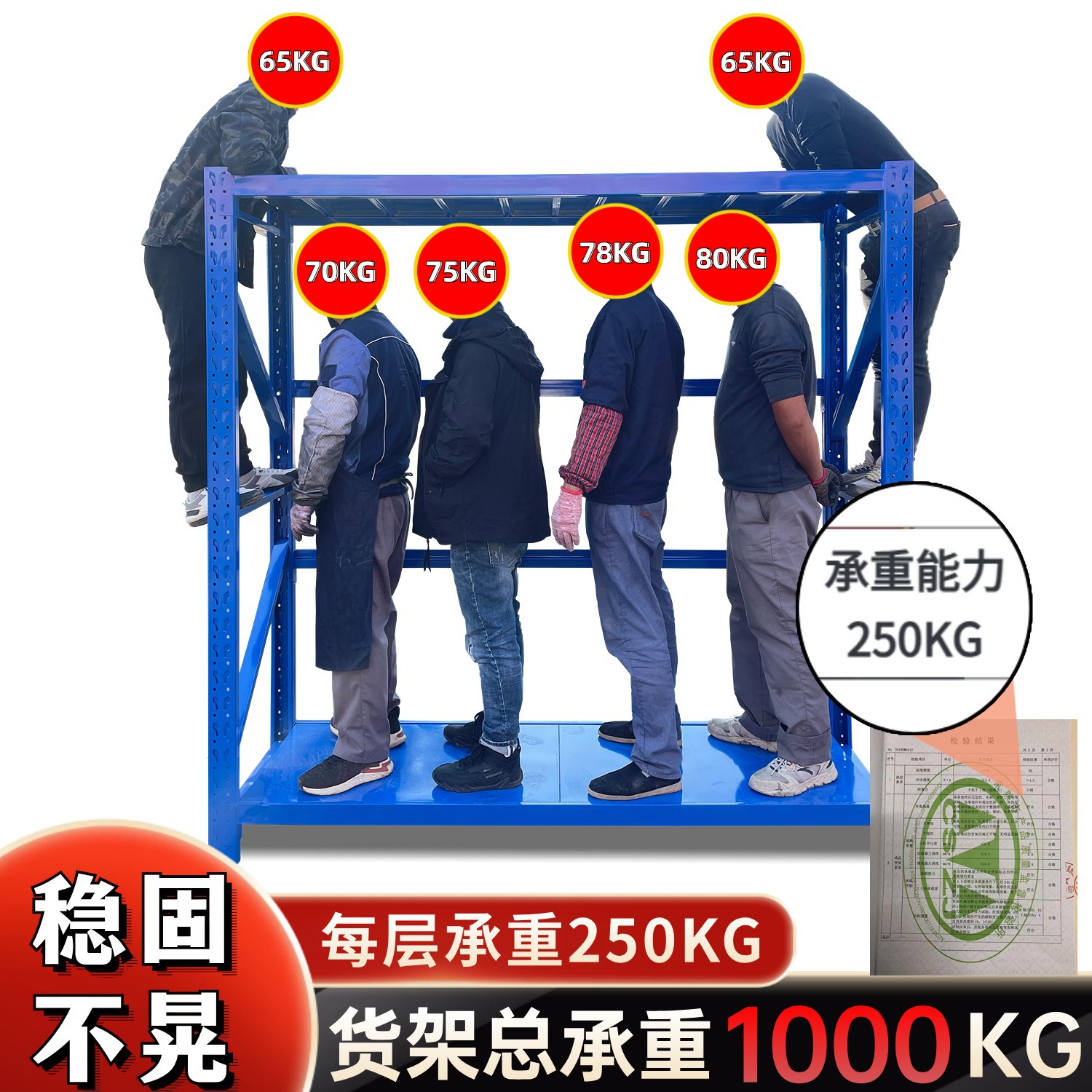 工厂仓储服装展示架批发家用置物架库房多层重型货物铁架仓库货架细节图