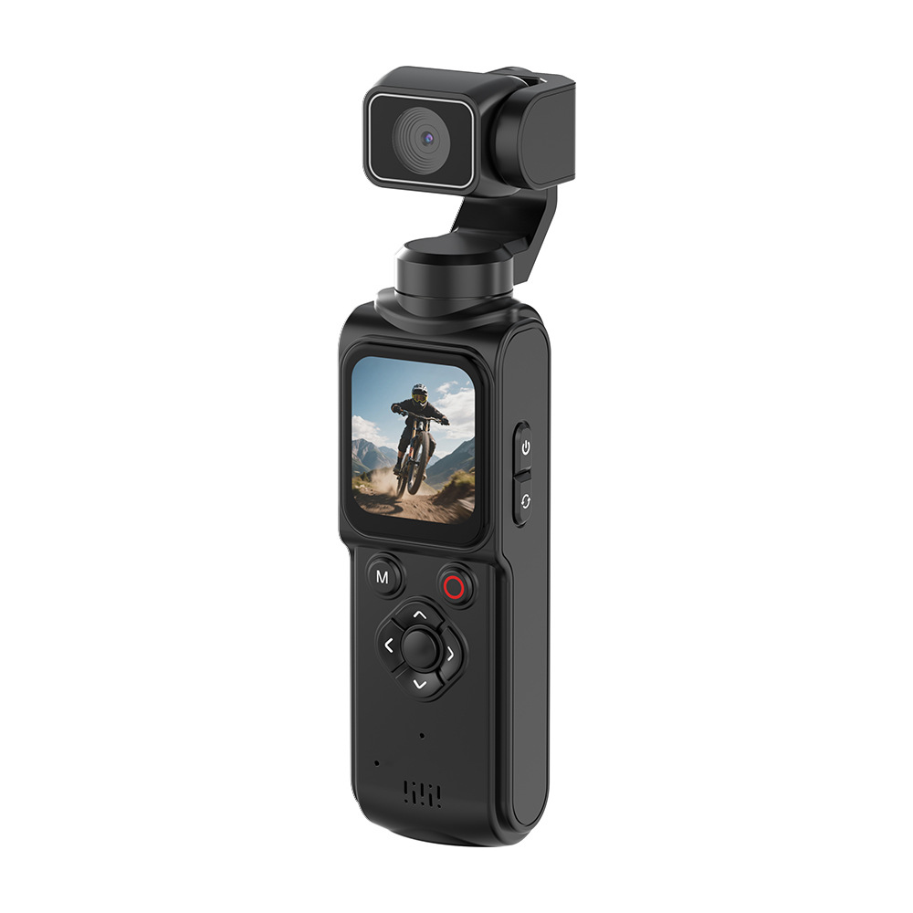 Pocket high-definition 4K handheld action camera, pocket PTZ camera, anti-shake outdoor travel shooting vlog recorder Item Picture
