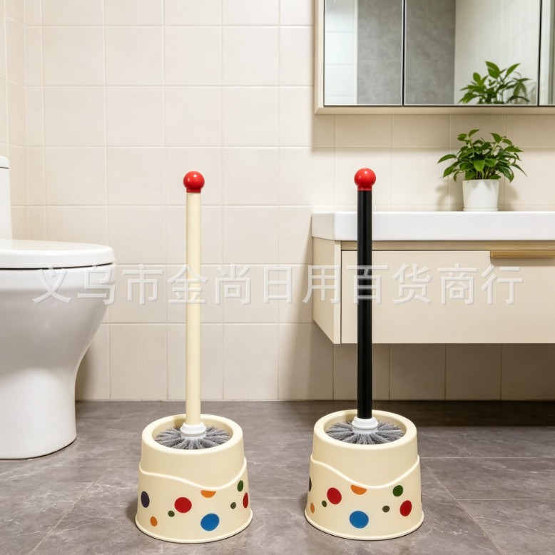 Creative high appearance level toilet brush, no blind spots in the toilet, household bathroom squat toilet, long-handled toilet cleaning brush, cleaning brush wholesale