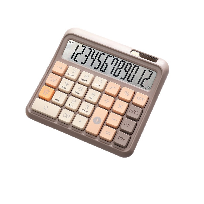 RZ.866B high-appearance-level office calculator, multi-functional solar-powered computer, student financial computer Item Picture