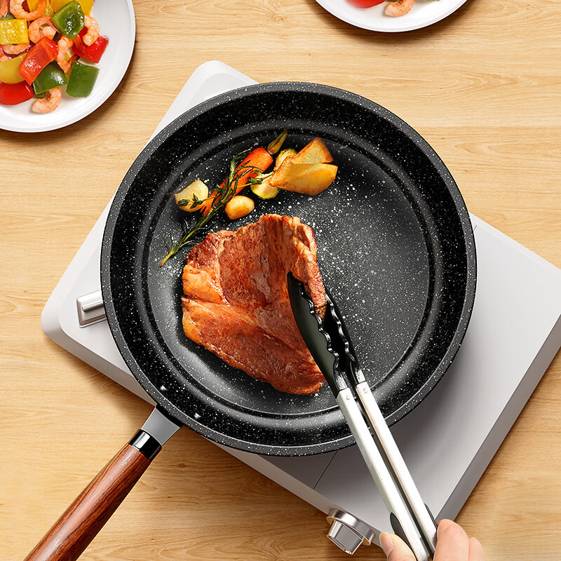 Wholesale of 26 new types of tourmaline non-stick pans, household steak frying pans, universal stoves, flat pans, pancake pans and egg frying pans Application Scenario