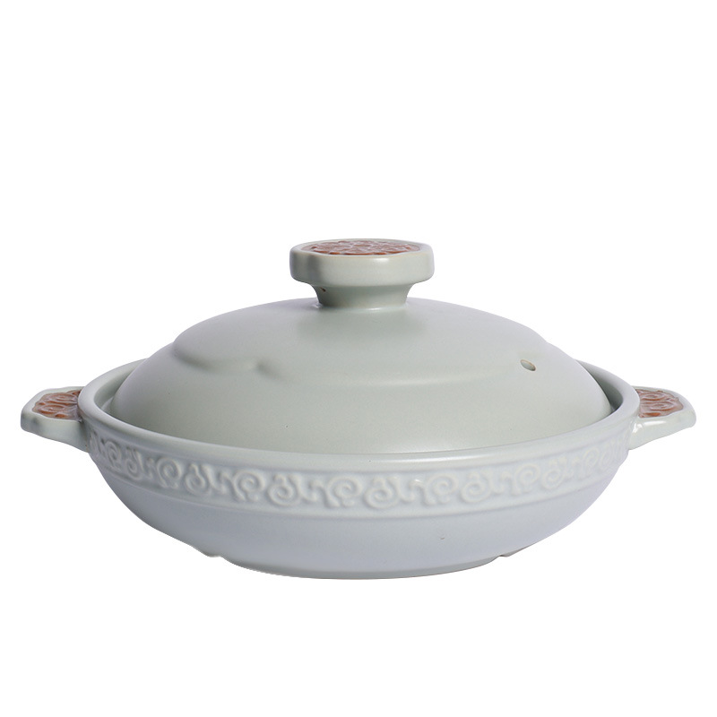 Tao Bao Wang Yun Brocade Clay Pot, a domestic product with classical aesthetics of the Song Dynasty, is a high-temperature resistant ceramic clay pot. It is suitable for making soup and stewing meat Item Picture