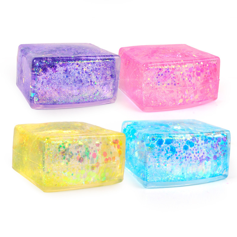 Creative new release tofu Cube, maltose kneading Fun, ice cube stress relief ball, slow rebound bestseller toy Application Scenario