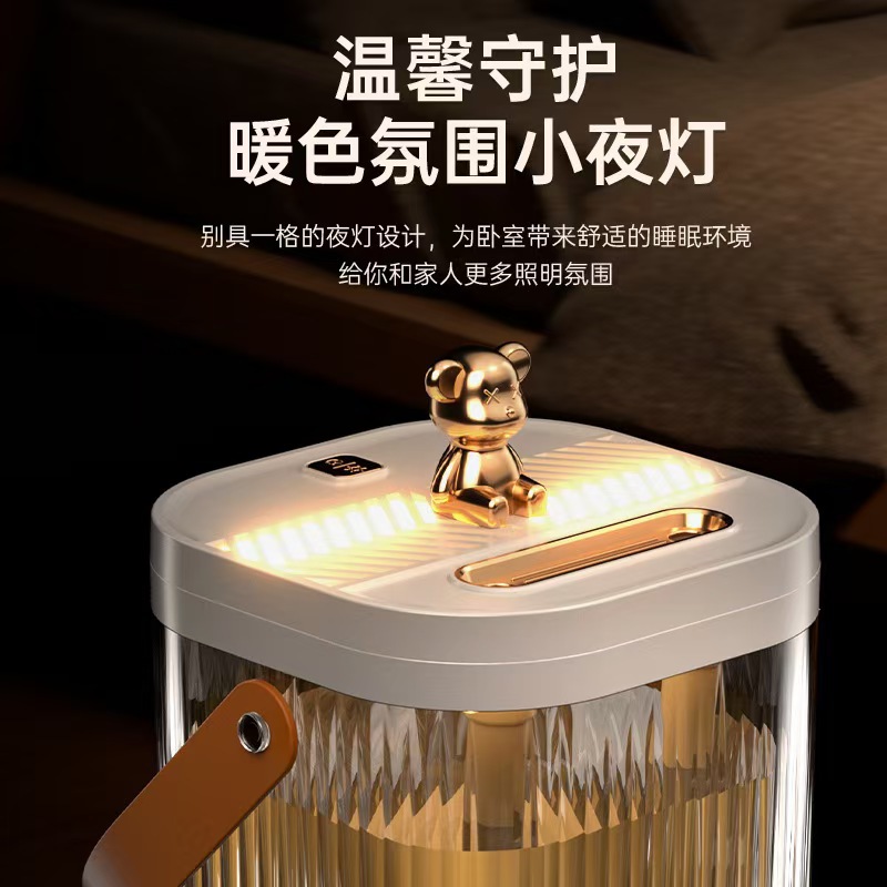 2L large-capacity humidifier, dual spray for home use, pregnant women, infants, bedrooms, household air purification, small spray desktop Specification image