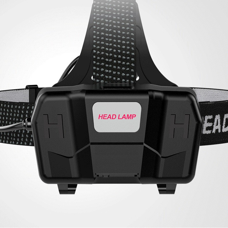 Strong light head, aluminum alloy lamp head, long-range focusing, adjustable focus, ultra-bright lamp core, hand-waving sensor, outdoor adventure camping details Picture