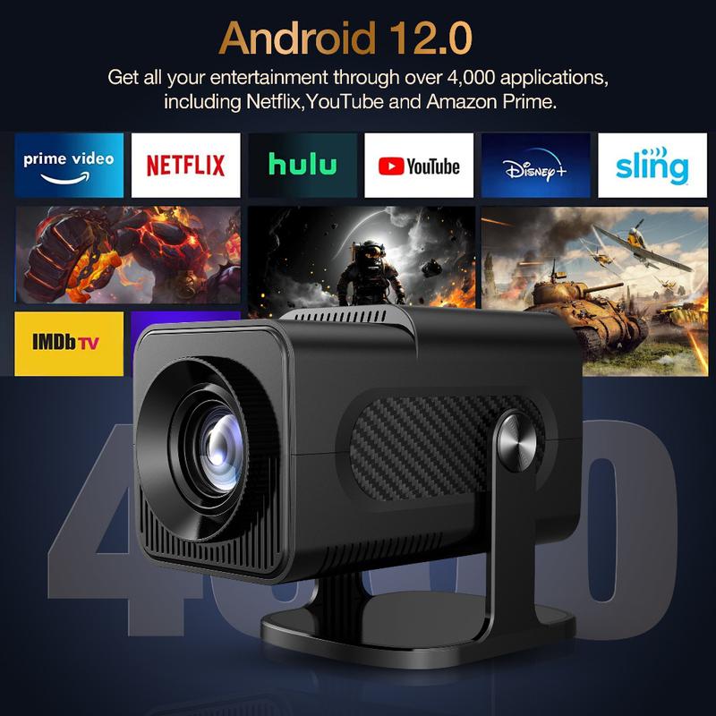 Cross-border hy320mini high-definition projector with Android portable mini home cannon projector manufacturer