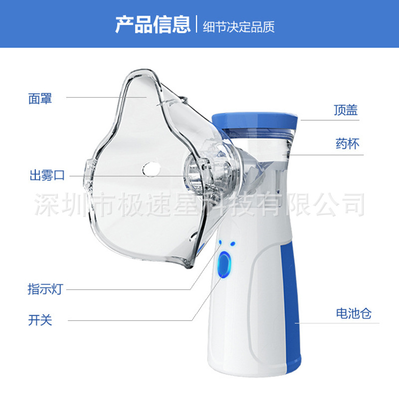 Handheld ultrasonic micro-mesh Nebulizer W302 portable nebulizer W301 N1 sprayer Nebulizer Application Scenario