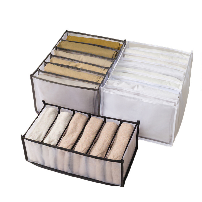 Mesh Underwear Storage Box, Foldable Socks, Bras And Underpants, Drawer-Type Separated Sorting Bag For Storage, Compartments For Storage Application Scenario