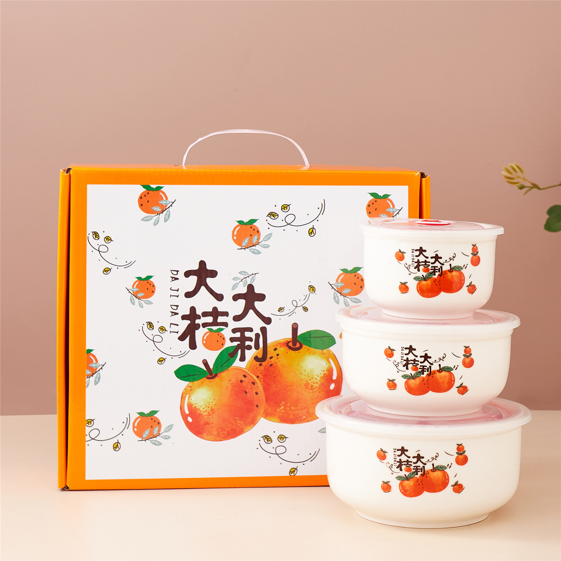 Little Yellow Duck Gift Set, wholesale of three-piece fresh-keeping bowls with LIDS, sealed bowls, household instant noodle bowls, and opening souvenirs Application Scenario