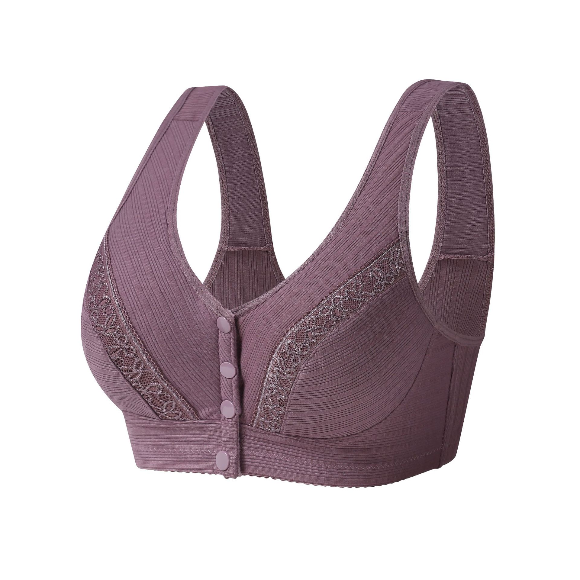 Bras without steel rings, vest style for middle-aged and elderly people, large-sized front-buttoned underwear for mothers, large-sized underwear Application Scenario
