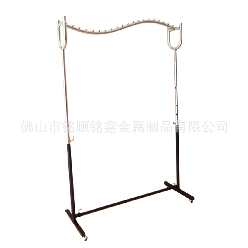 Mingshun Mingxin, the original manufacturer, offers wavy clothes drying racks, high-end clothing store display racks and floor-standing shelves Item Picture