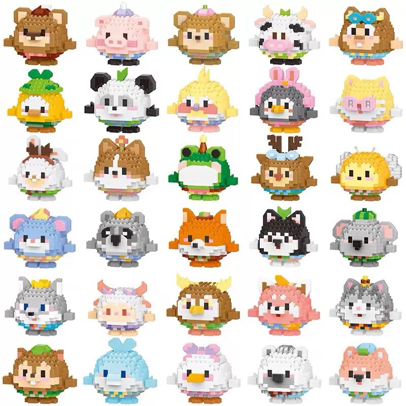 Cartoon doll micro-particle accumulation Jupiter Dai Lu children's educational assembly toys cross-border stall blind box wholesale and consignment Application Scenario