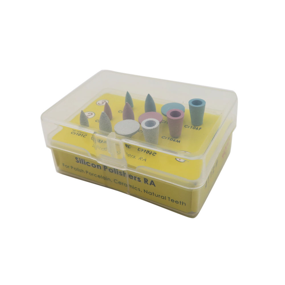 Cross-border exclusive dental polishing set, including dental silicon polishing machine, dental polishing drill set and polishing tools Application Scenario