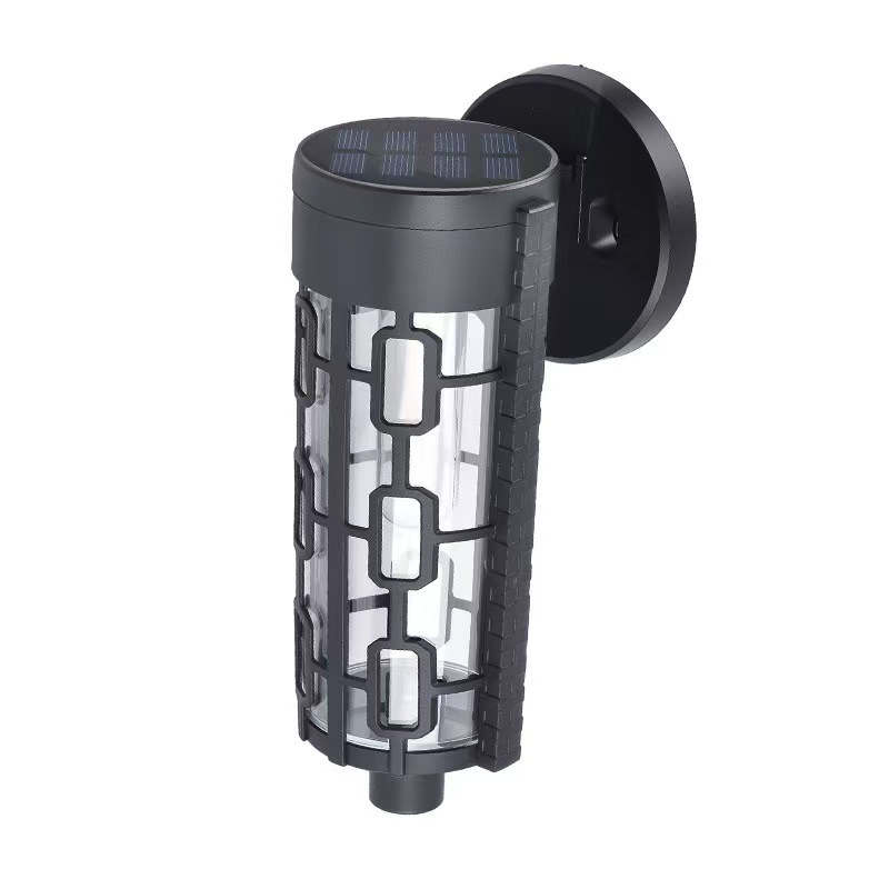 Outdoor solar-powered courtyard waterproof wall-mounted lamps that can be plugged in or hung without wiring, intelligent light-sensing control ambient lights details Picture