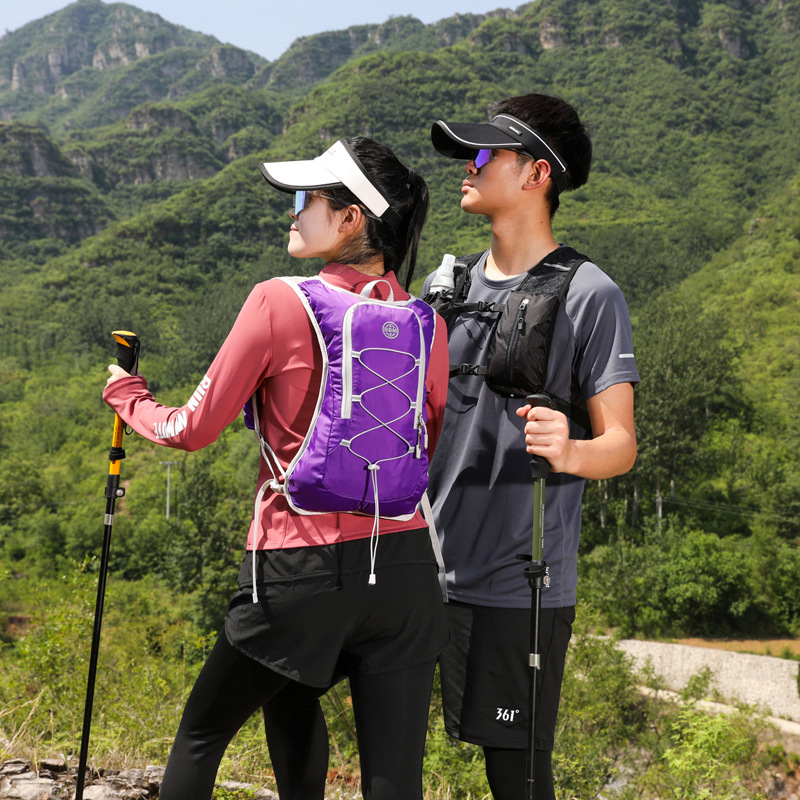 New multi-functional nylon running backpack, safety reflective sports backpack, water bag backpack and cycling bag Specification image