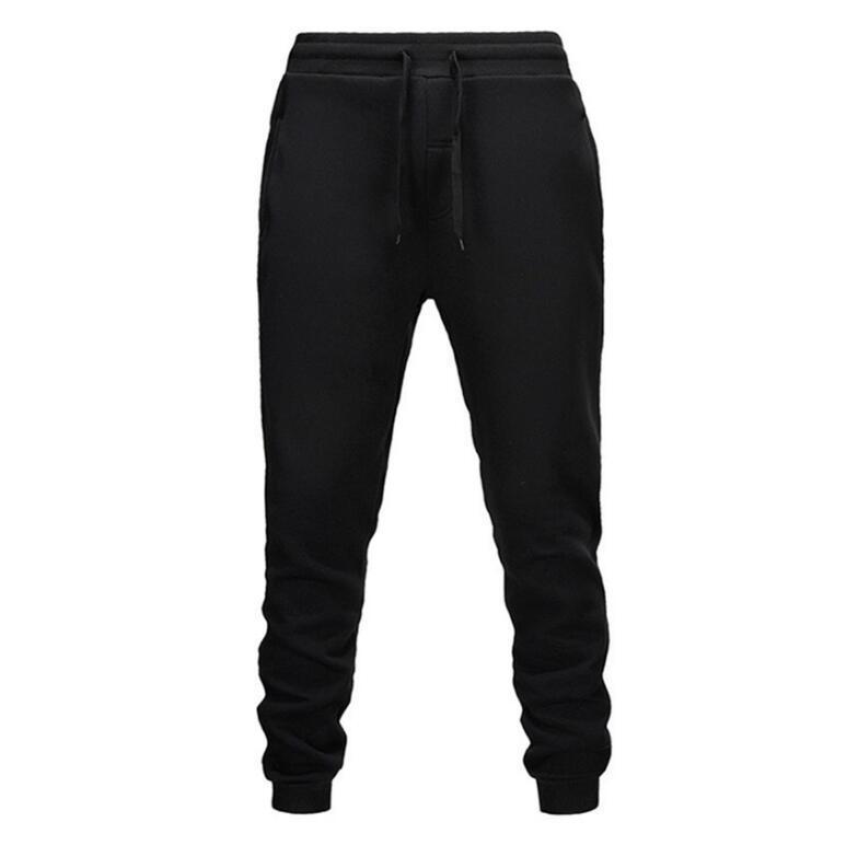 Autumn and winter fleece long pants for men's outdoor sports and fitness, European and American new thickened casual and fashionable fleece long pants Item Picture