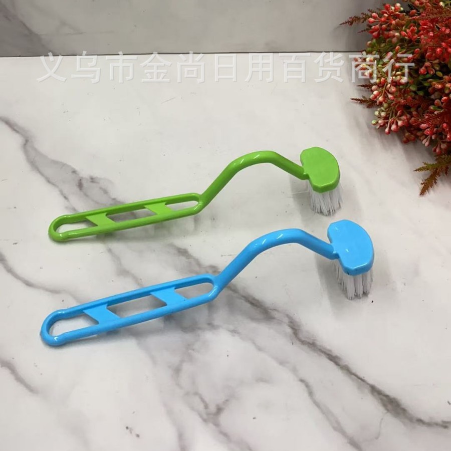 Square, round, simple and mini brush for cleaning the bathroom toilet, easy to store, simple and practical cleaning brush