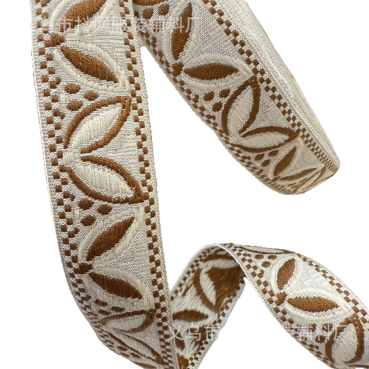 3.1cm flying saucer ethnic style jacquard embroidery webbing gift box packaging tape edge wrap tape performance costume accessories from the manufacturer Item Picture
