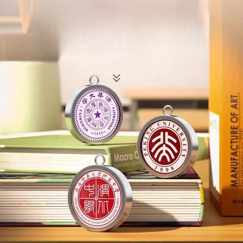 64G school emblem usb flash drive, 32g rotating USB flash drive, 32G circular USB flash drive, 128G university graduation USB flash drive, personalized metal USB flash drive Specification image