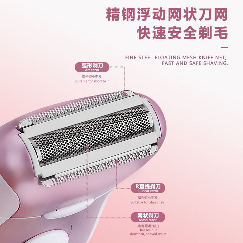 Kemei kemei lady shaver KM-2068A despilfarrador especial para mujeres depilador eléctrico shaver Application Scenario