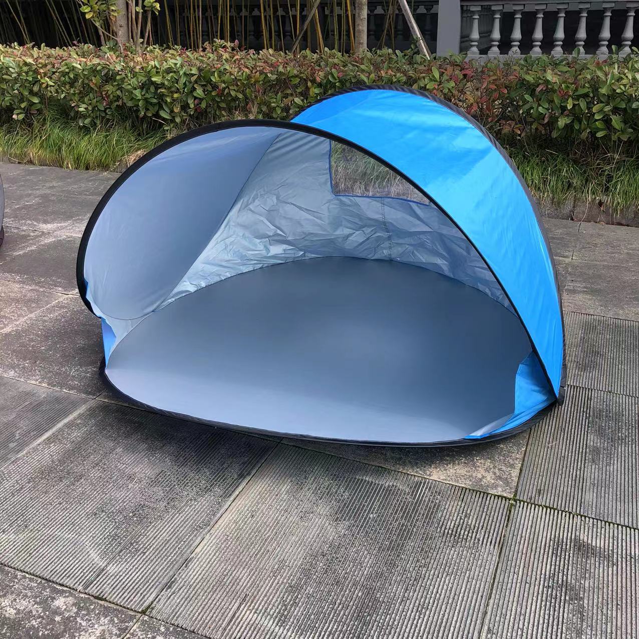 户外遮阳帐篷 简易沙滩遮阳帐篷 钓鱼帐篷双人速开钓鱼帐篷 沙滩