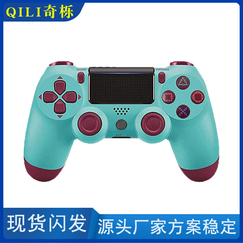 Nuevo P4 wireless bluetooth gamepad doble motor doble vibración gamepad P4 botón de nieve S4 esquema estable details Picture
