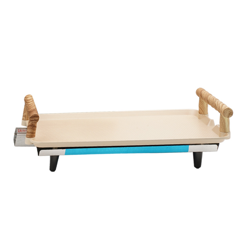 烤肠机户外/岩谷烧烤盘/烤鱼盘316/围炉煮茶/铁板烧煎烤盘白底实物图