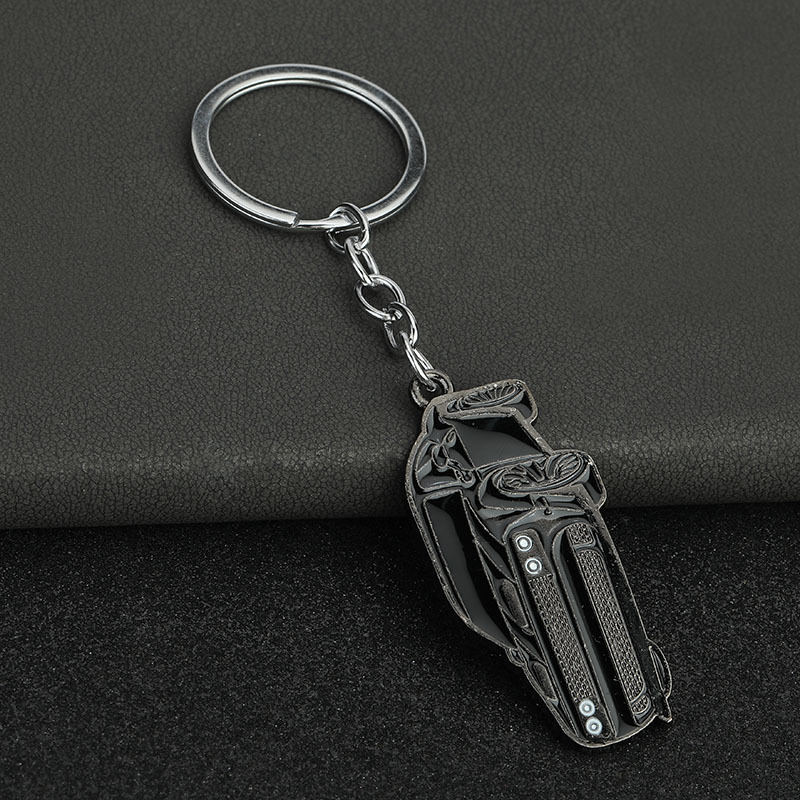 沙金/真皮钥匙扣/钥匙扣/多功能钥匙扣挂件/钥匙扣女款短款欧美风细节图