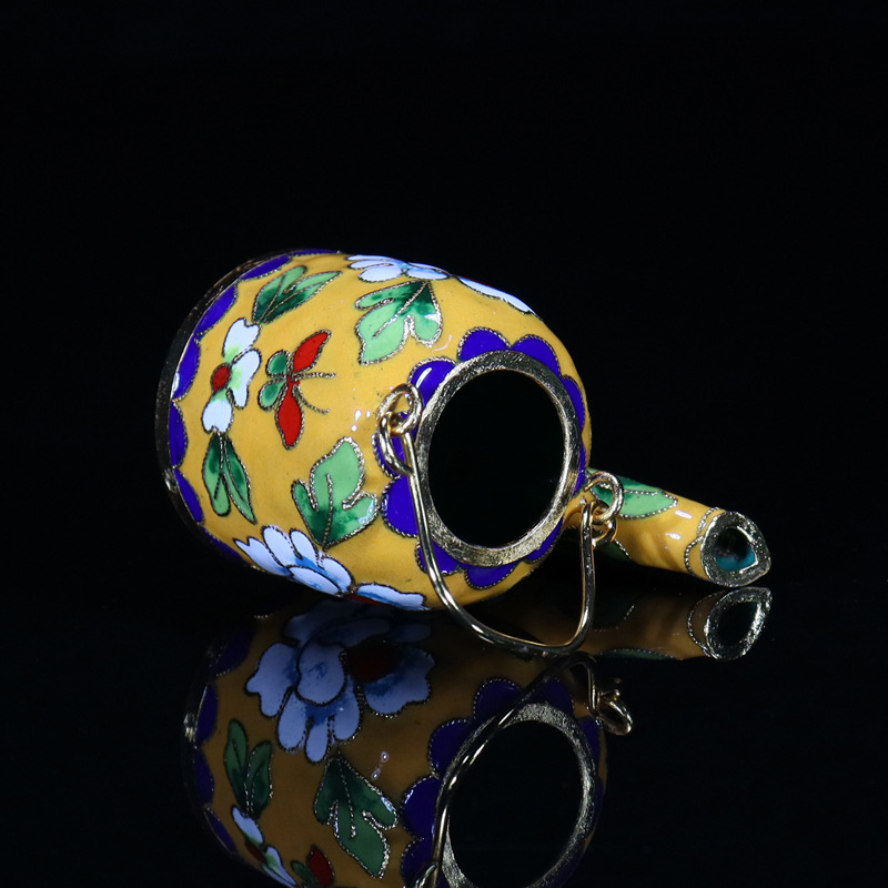 珐琅彩晶工艺品/装饰画/掐丝珐琅/珐琅/俄罗斯彩蛋细节图