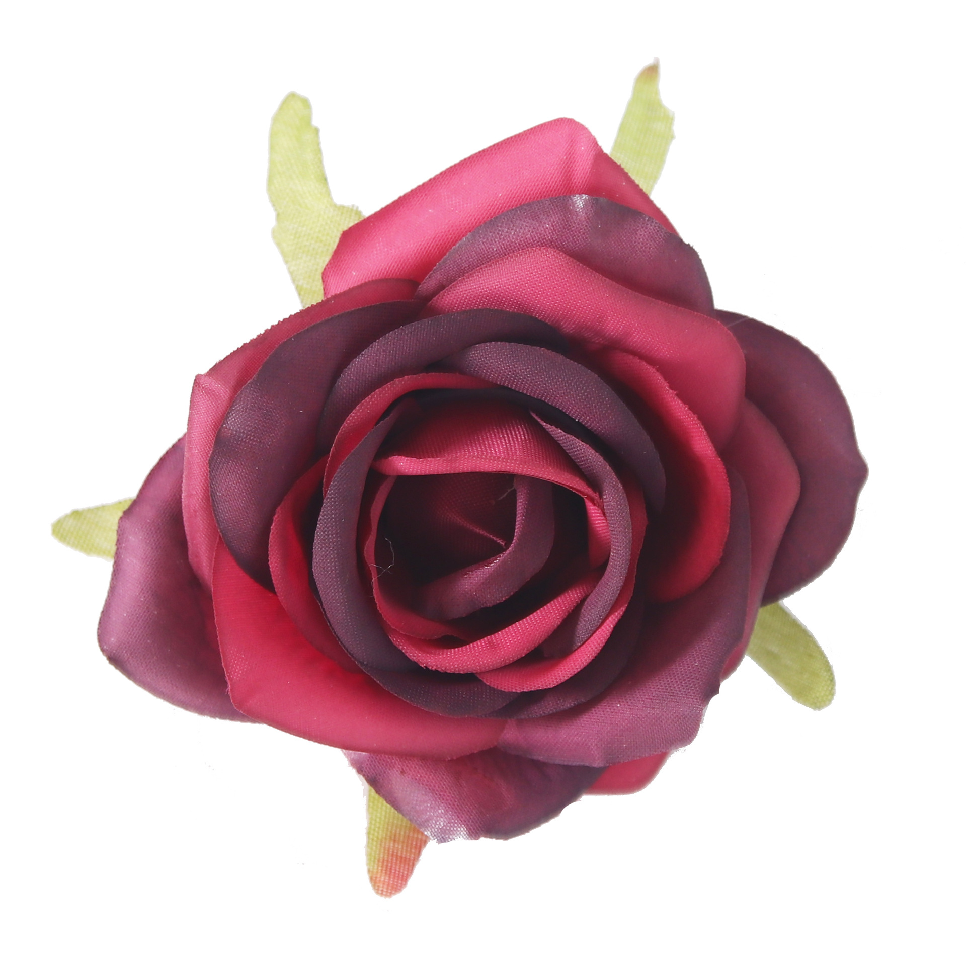 百花邦仿真玫瑰花头粉色DIY手工玫瑰头饰花干花材料包新娘胸花装白底实物图