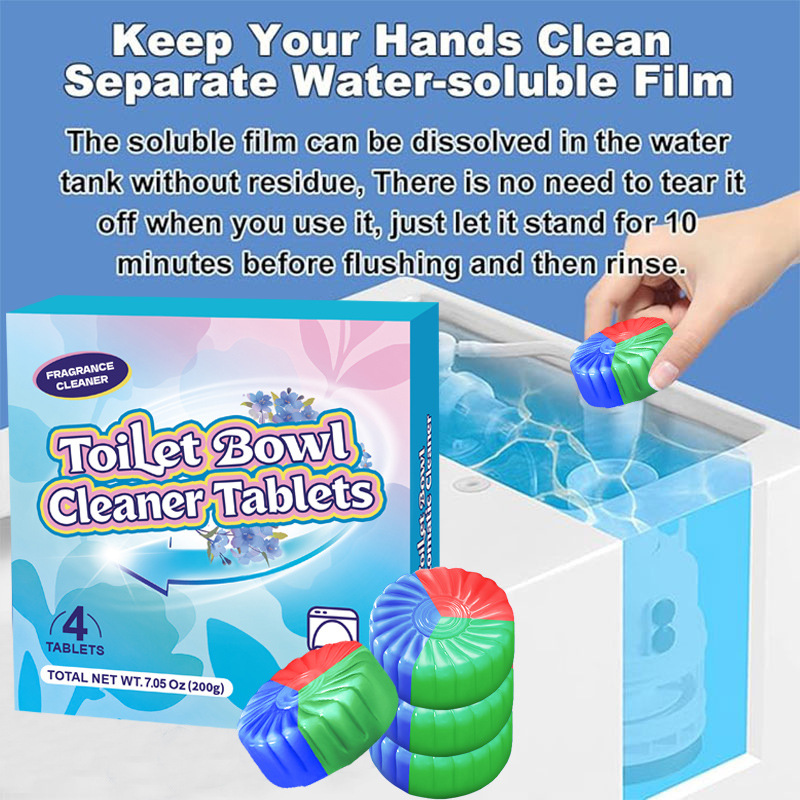 跨境洁厕灵马桶洁厕宝蓝泡泡厕所除臭剂去异味留香型除污垢洁厕块细节图