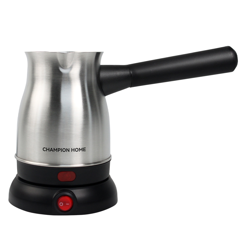 Factory direct sales of 0.8L split stainless steel electric coffee pot from Turkey, Middle East, customized with anti-dry-burning and anti-overflow functions Item Picture