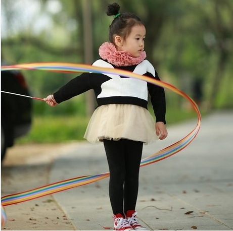 Wholesale of 4-meter rhythmic gymnastics ribbons, professional dance performance props, artistic fitness ribbons, children's toy ribbons details Picture
