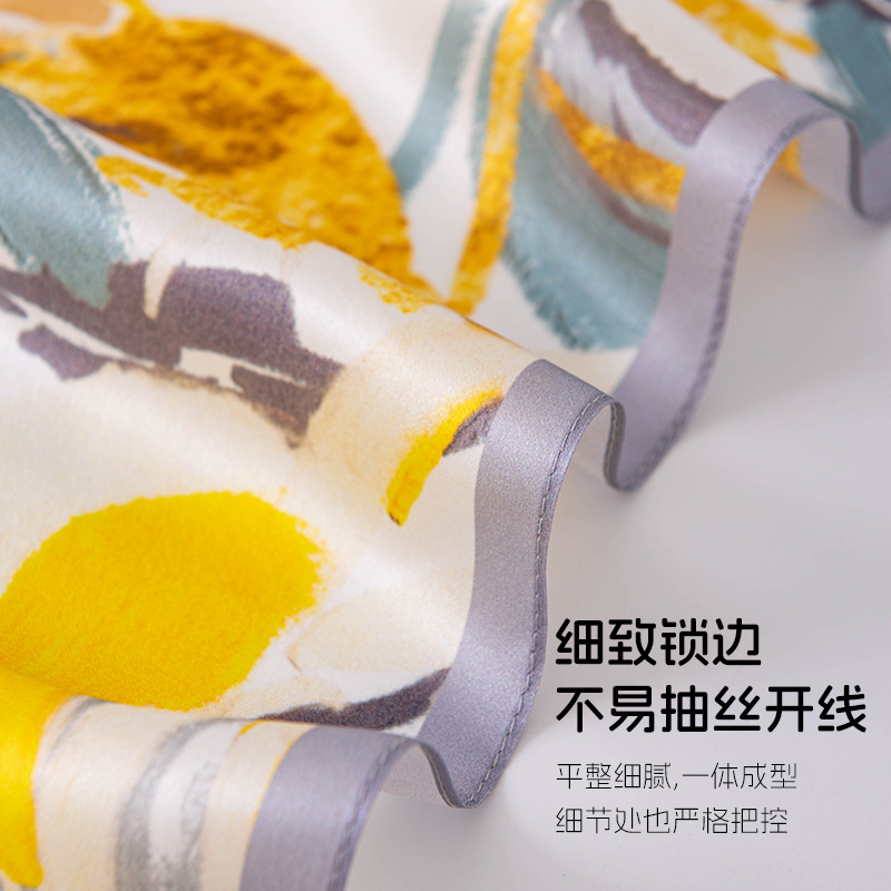 丝巾实物图