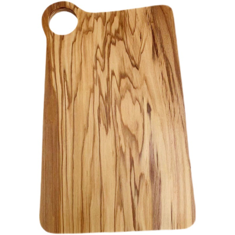 Olive wood steak board, solid wood bread and fruit board, whole wood tray, rectangular cutting board, kitchen cutting board panel Item Picture