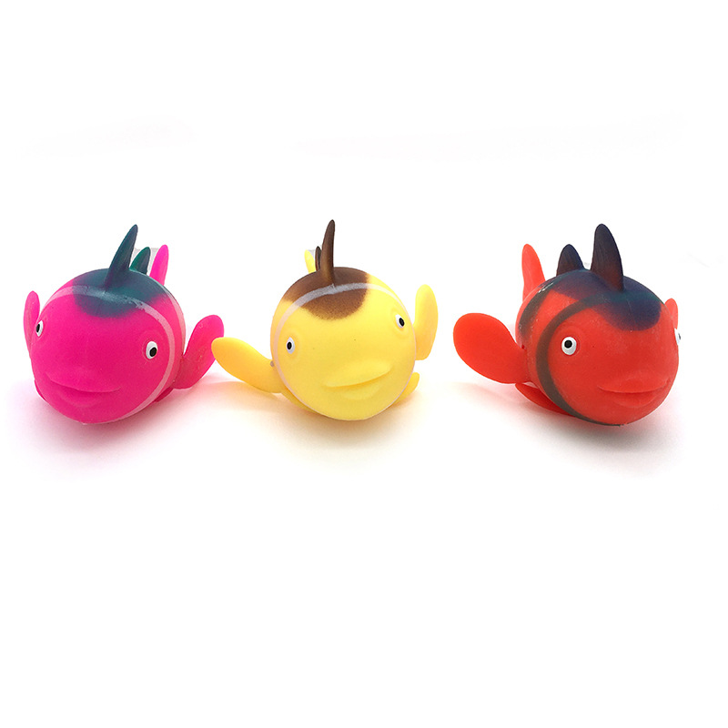 Cross-border new product: Goldfish Flour Kneading Fun, Marine Animal Flour Release Toy, TPR soft Rubber Stress-relieving toy Application Scenario
