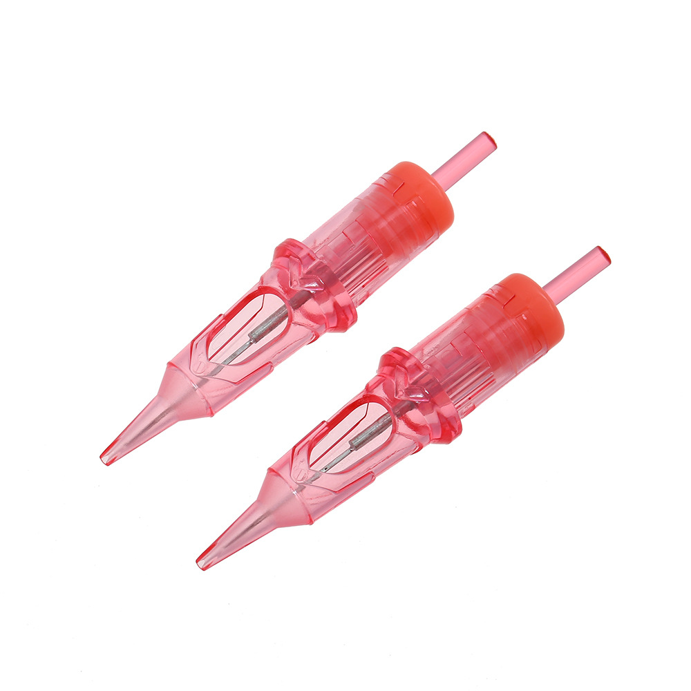 电流仪针纹绣针野生线条眉粉色一体针5支装纹身器材美容工具批发