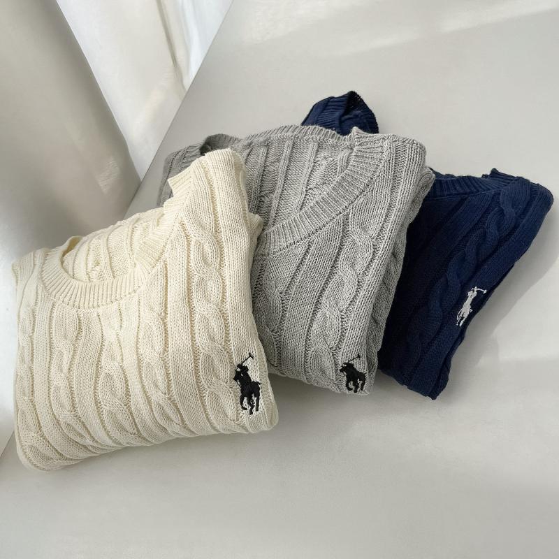 British-style ponytail embroidery braided short-sleeved knitted sweater for women, spring and summer retro style, thyme and base layer sweater details Picture