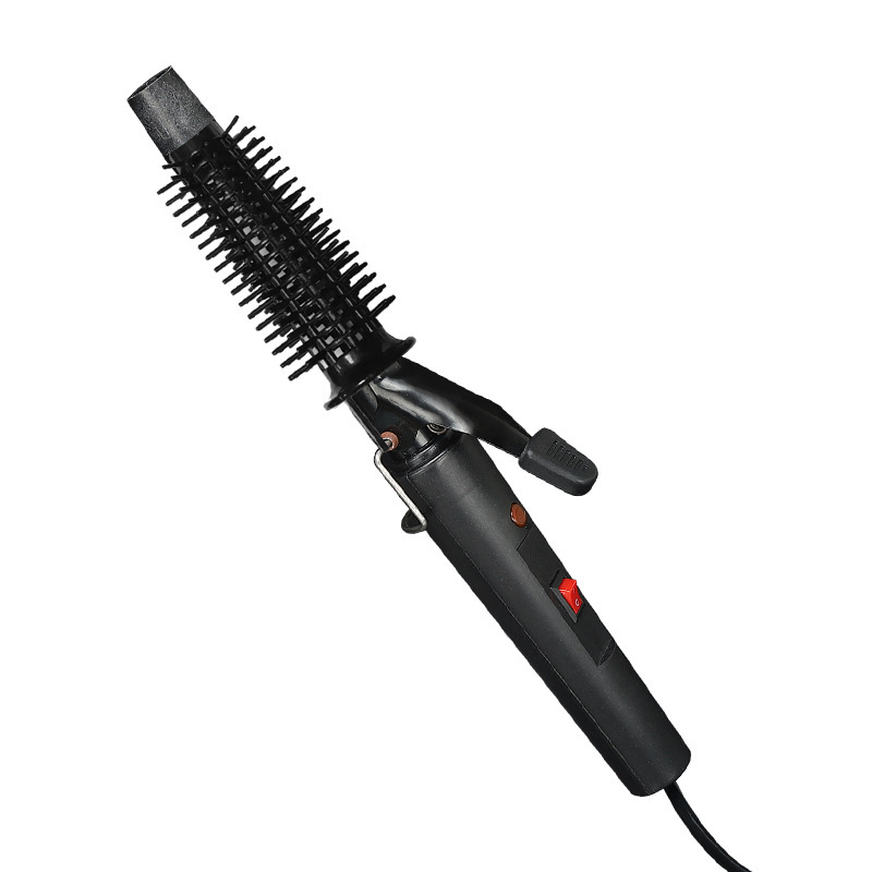 Source factory Root thorn electric hot air comb, cross-border bestseller curling iron, home curling and straightening dual-purpose multi-functional electric curling iron Item Picture