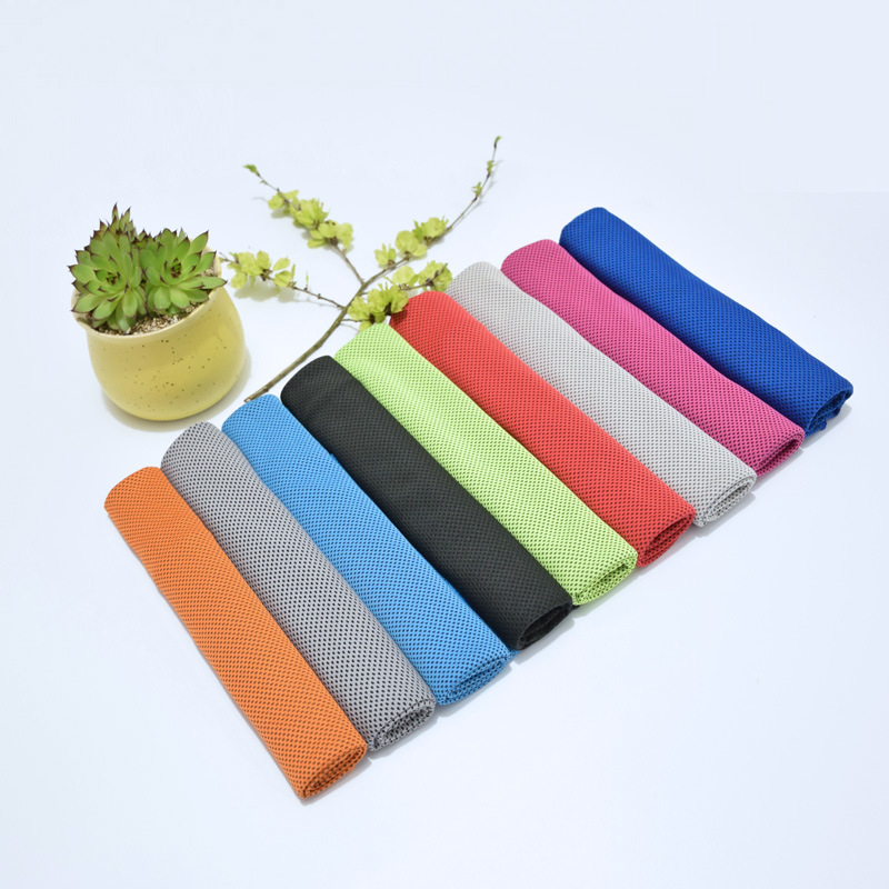 One-piece consignment outdoor sports cold towel, summer cooling towel, cooling towel manufacturer, two-color, double-layer sports cup, wholesale at street stalls Specification image