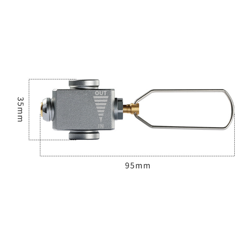 Customized LOGO gas cylinder pressure relief valve, gas cylinder pressure relief valve, outdoor tools, gas cylinder pressure relief camping accessories details Picture