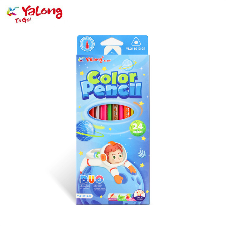 Space Series high-quality student colored pencils 12/18/24 Colorful cartoon cute colored pencils